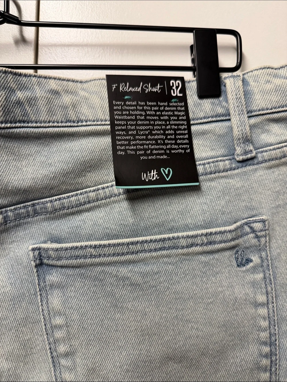 Lularoe Relaxed Fit Light Denim Shorts